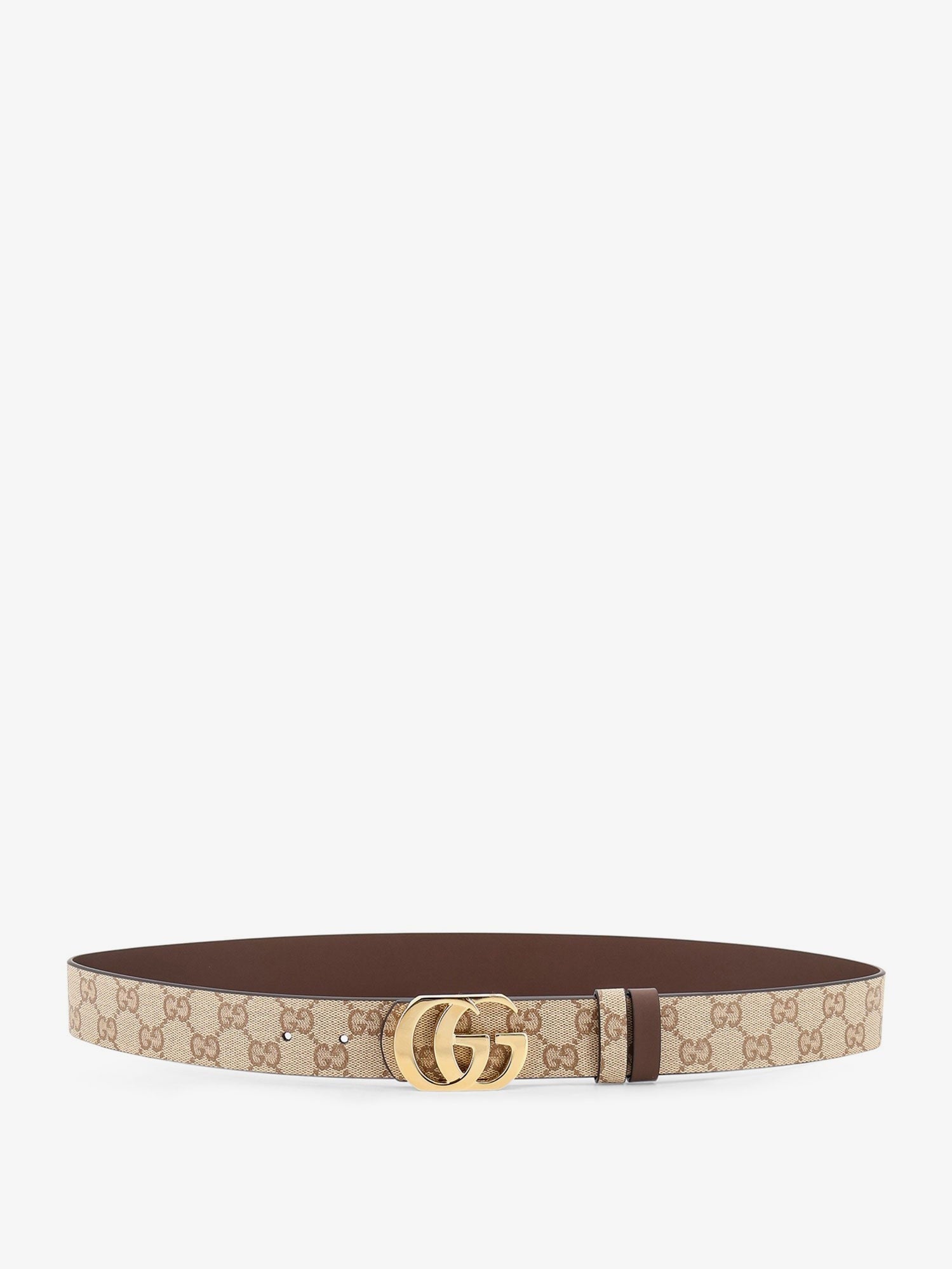 Gucci Men's GG Marmont GG Fabric Reversible Belt Beige