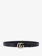 Gucci Women's GG Marmont Leather Belt Black