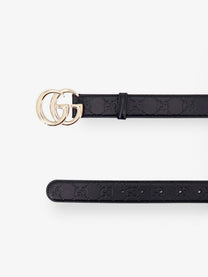 Gucci Women's GG Marmont Leather Belt Black, view 2