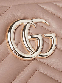 Gucci Women's GG Marmont Leather Camera Bag Crossbody Bag CAMEOXDAFNE