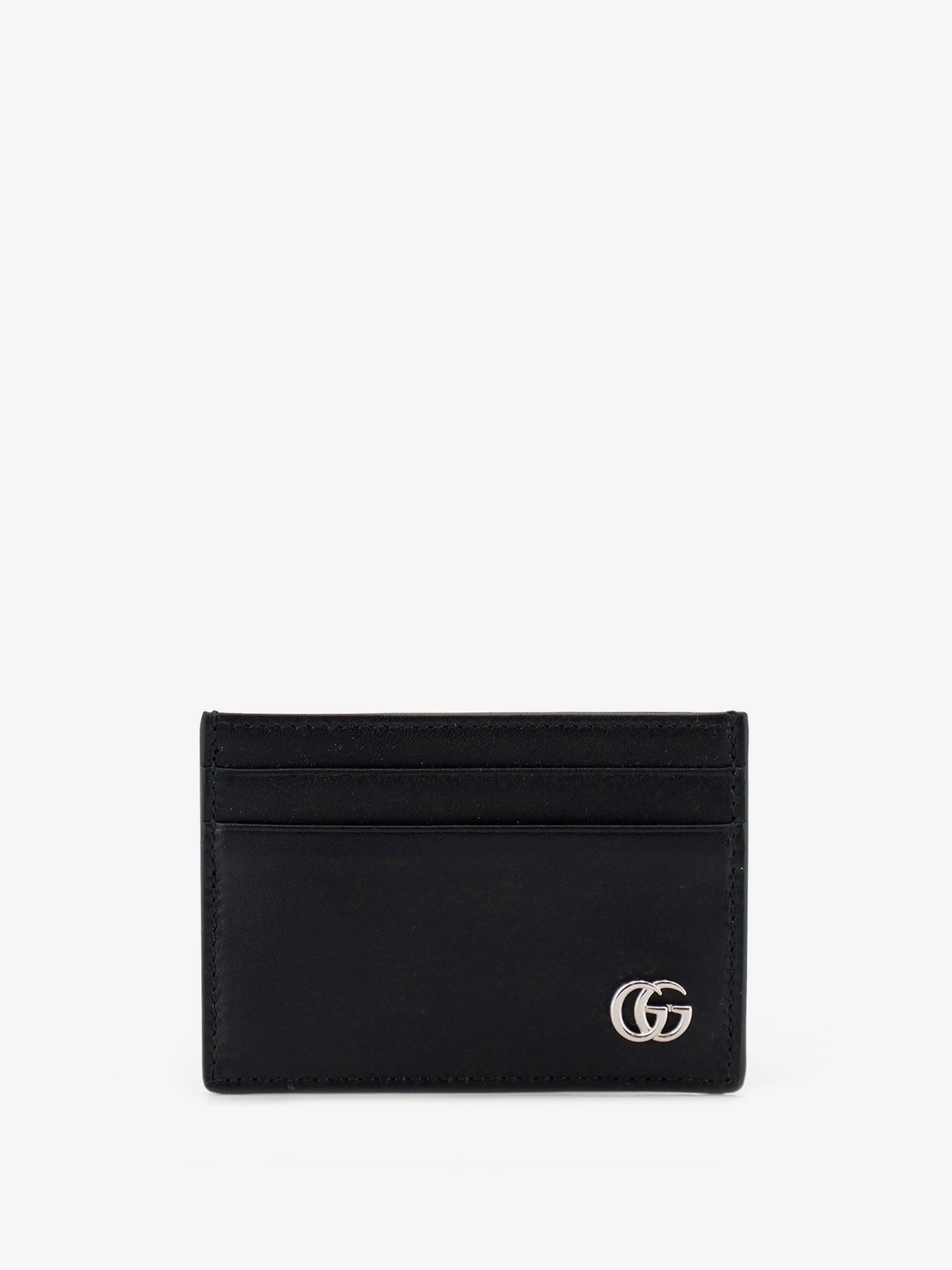 Gucci Men's GG Marmont Leather Card Holder Black