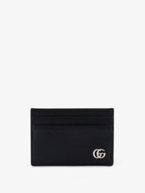 Gucci Men's GG Marmont Leather Card Holder Black