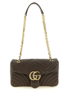 Gucci GG Marmont Medium Shoulder Bag Brown