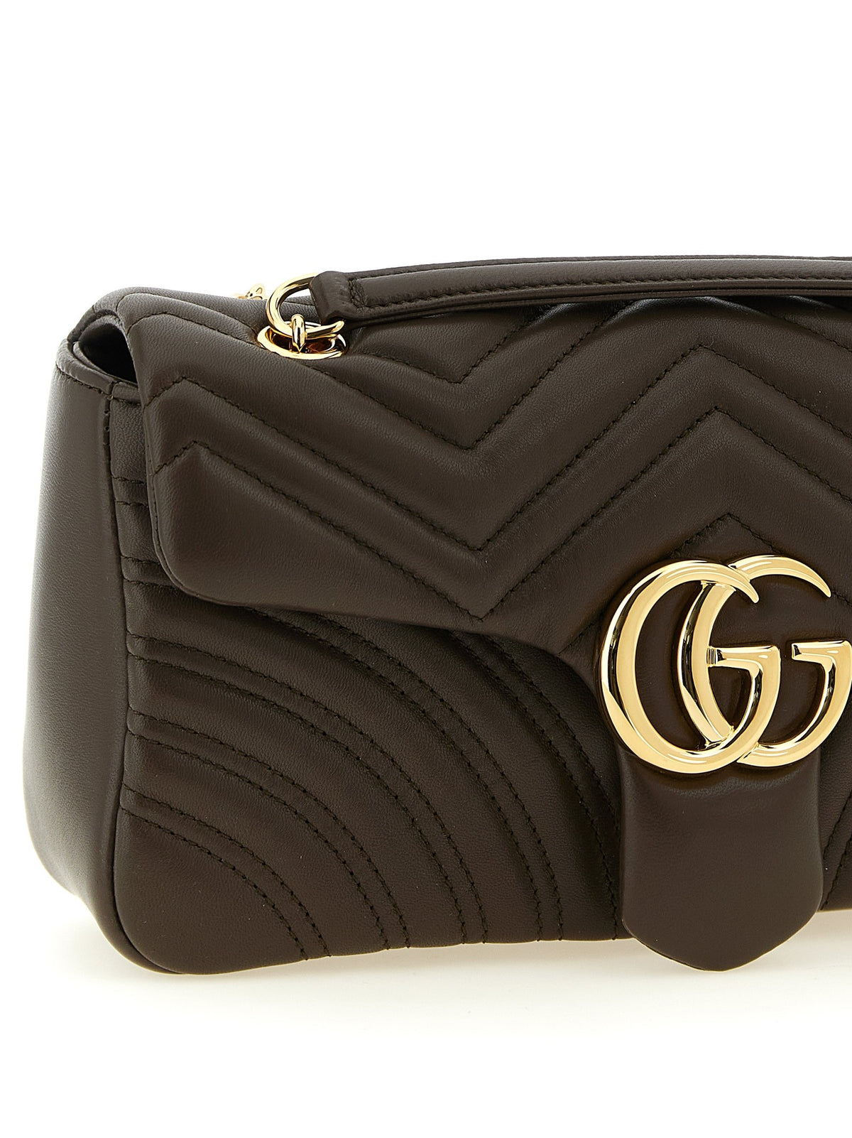 Gucci GG Marmont Medium Shoulder Bag Brown