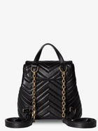 Gucci Women's GG Marmont Mini Leather Backpack Black, view 4
