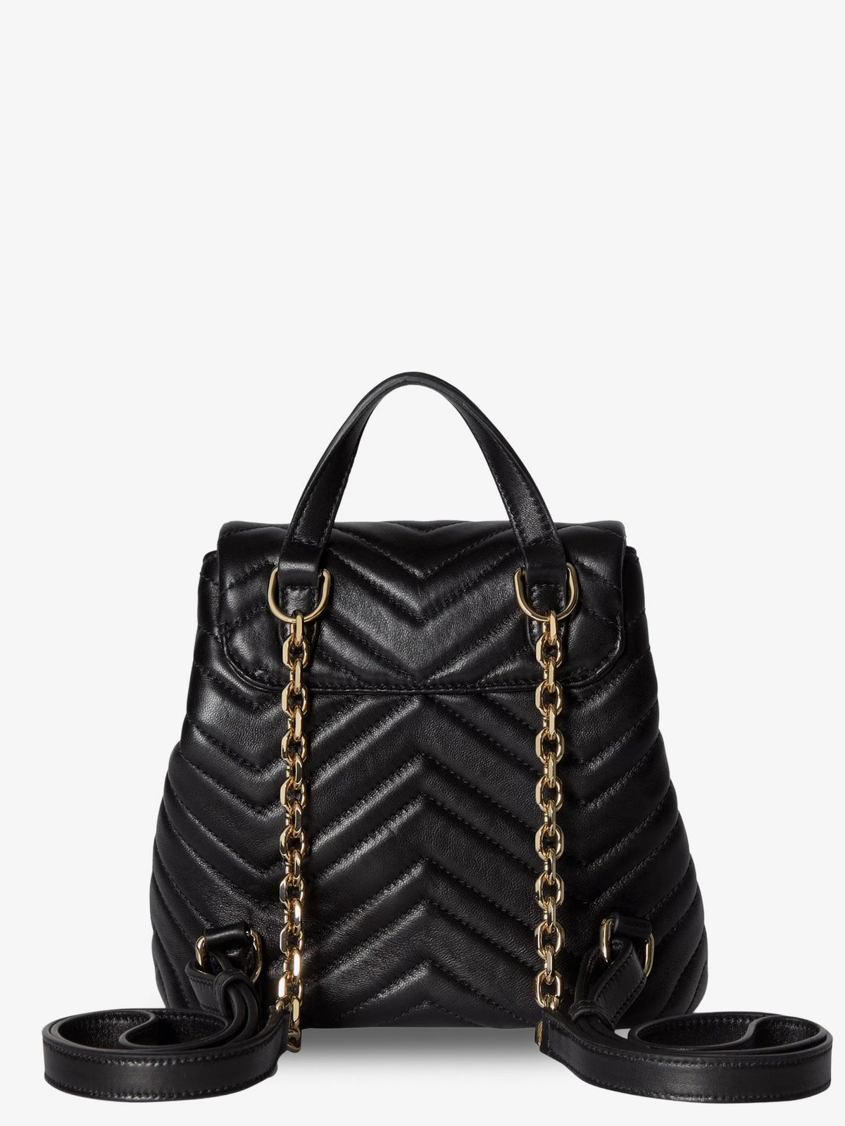 Gucci Women's GG Marmont Mini Leather Backpack Black, view 4