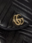 Gucci Women's GG Marmont Mini Leather Backpack Black, view 5