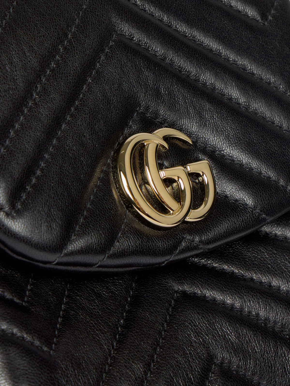 Gucci Women's GG Marmont Mini Leather Backpack Black, view 5