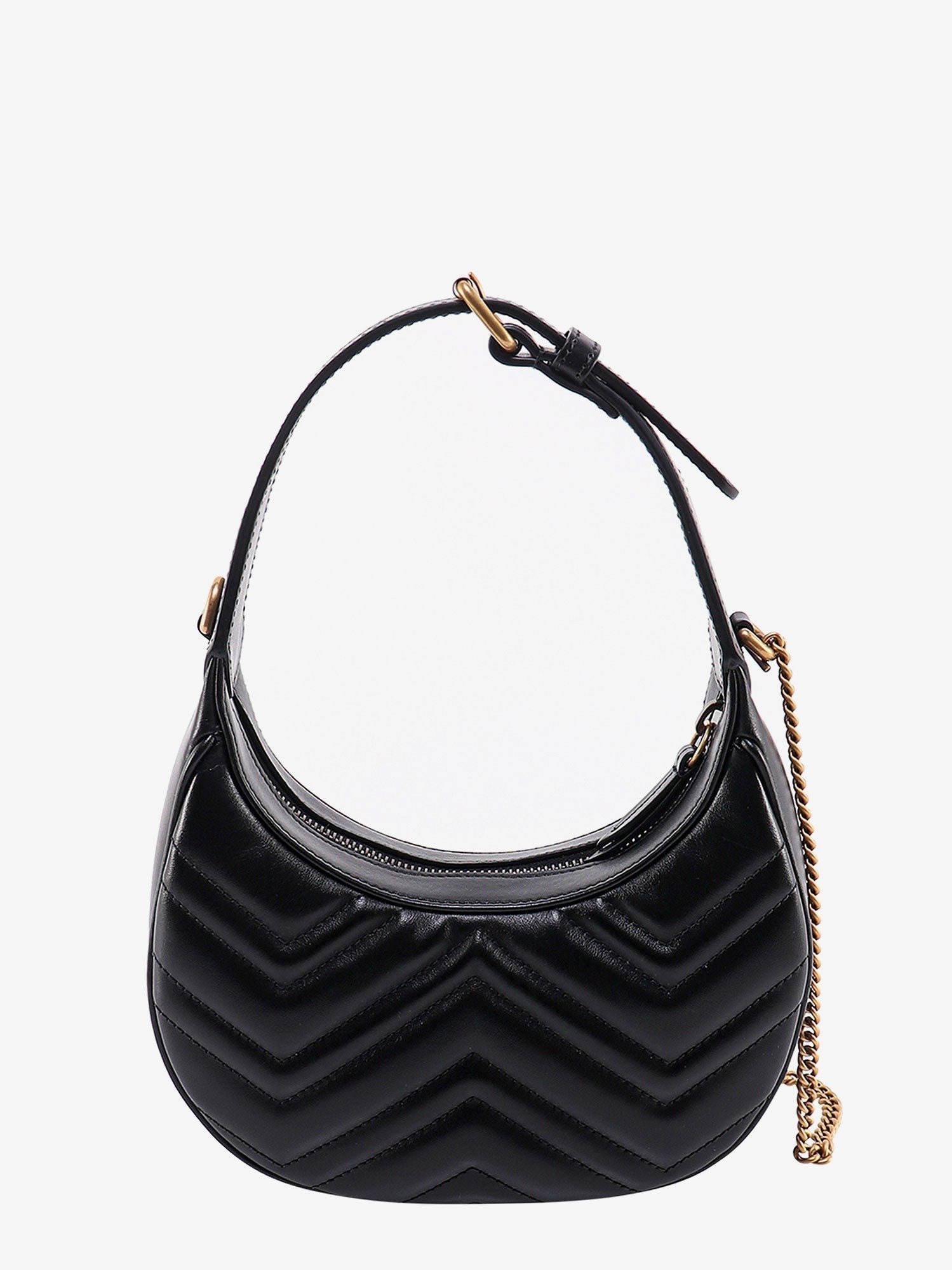 Gucci Women's GG Marmont Quilted Leather Shoulder Bag Black
