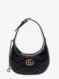 Gucci Women's GG Marmont Quilted Leather Shoulder Bag Black