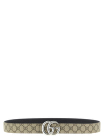Gucci GG Marmont Reversible Belt Beige