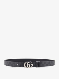 Gucci Men's GG Marmont Reversible Leather Belt Black