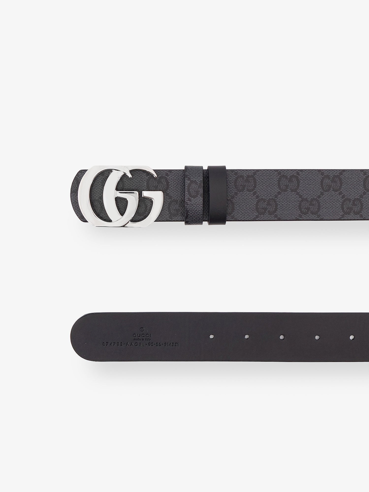 Gucci Men's GG Marmont Reversible Leather Belt Black