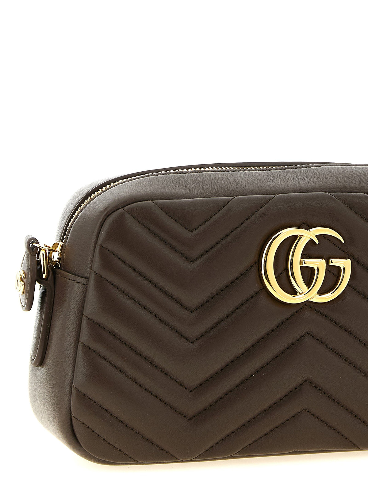Gucci GG Marmont Small Crossbody Bag Brown