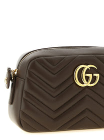 Gucci GG Marmont Small Crossbody Bag Brown