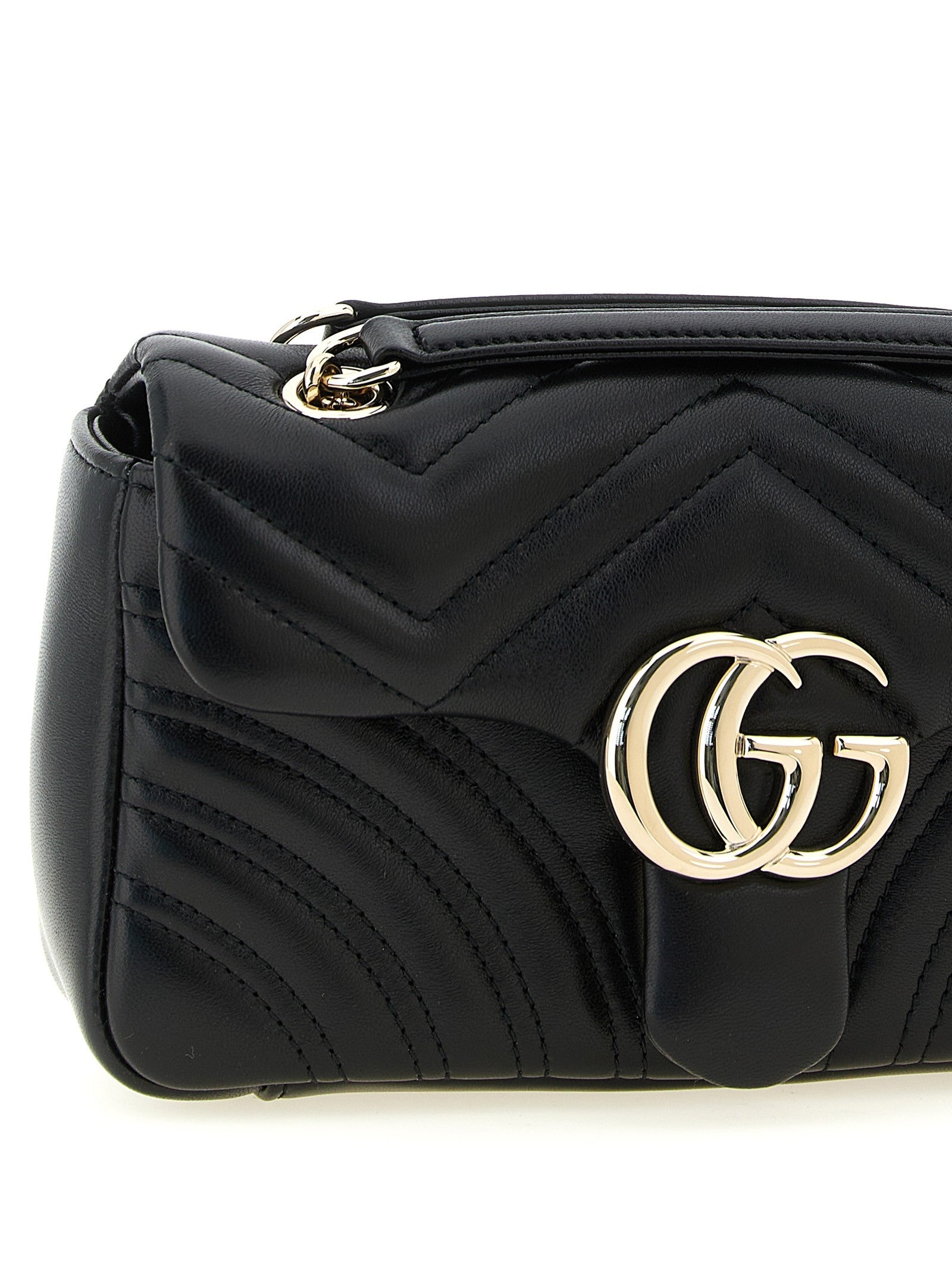 Gucci GG Marmont Small Shoulder Bag Black