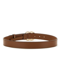 Gucci Women's GG Marmont Thin Belt Beige