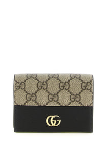 Gucci GG Marmont Two Tone Wallet Gold