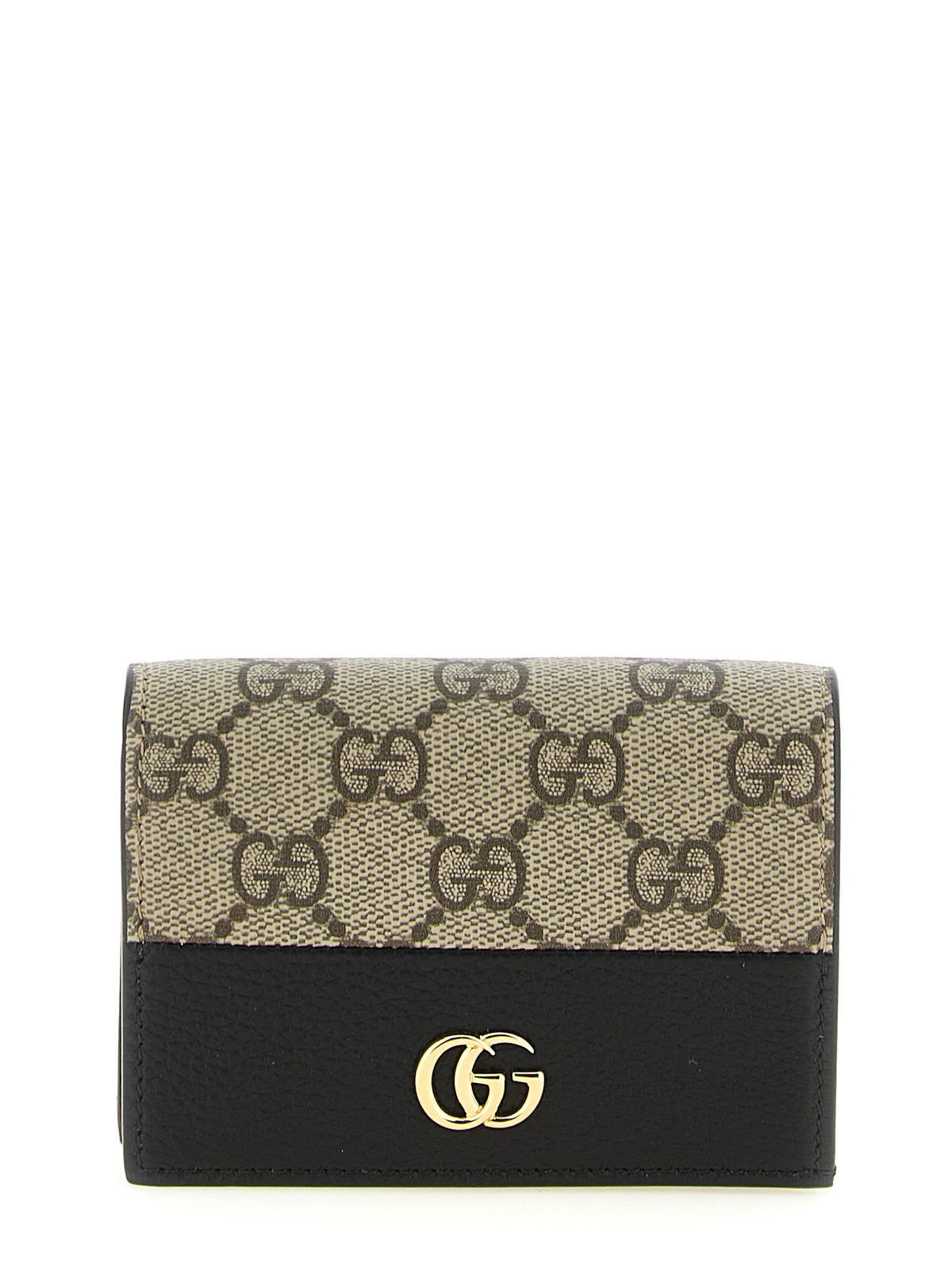 Gucci GG Marmont Two Tone Wallet Gold