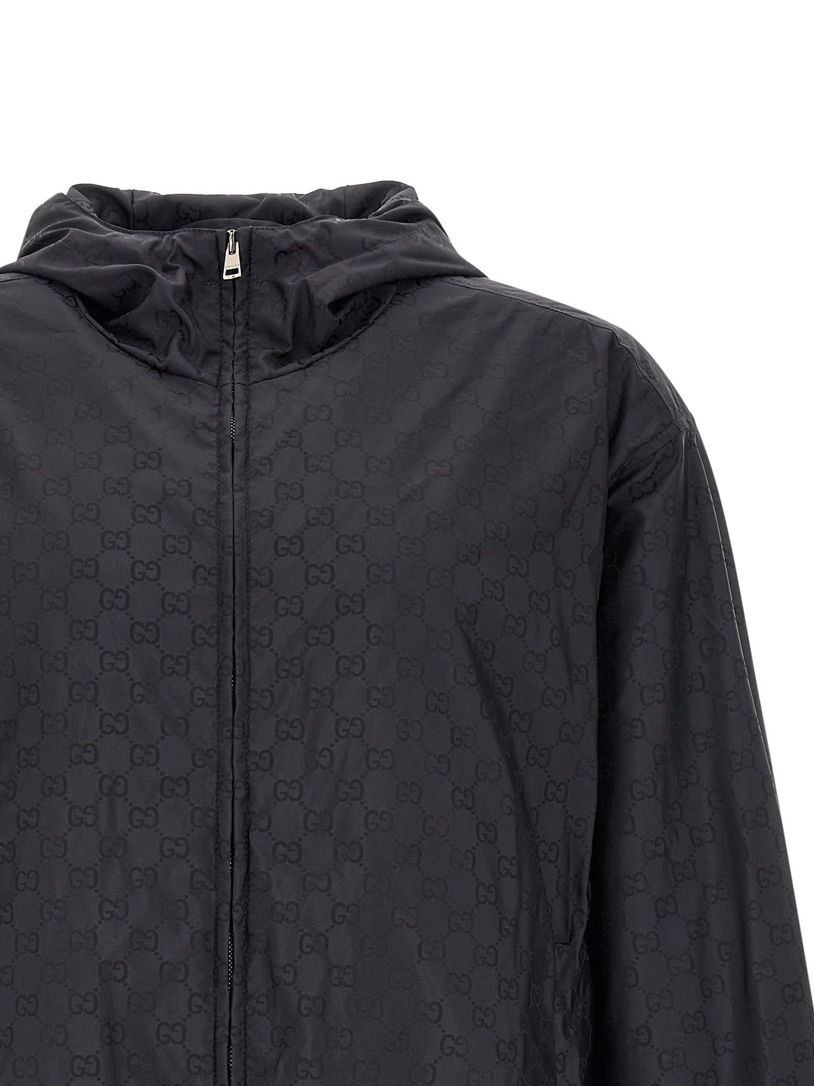Gucci GG Nylon Jacket Black