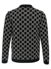 Gucci GG Reversible Cardigan White