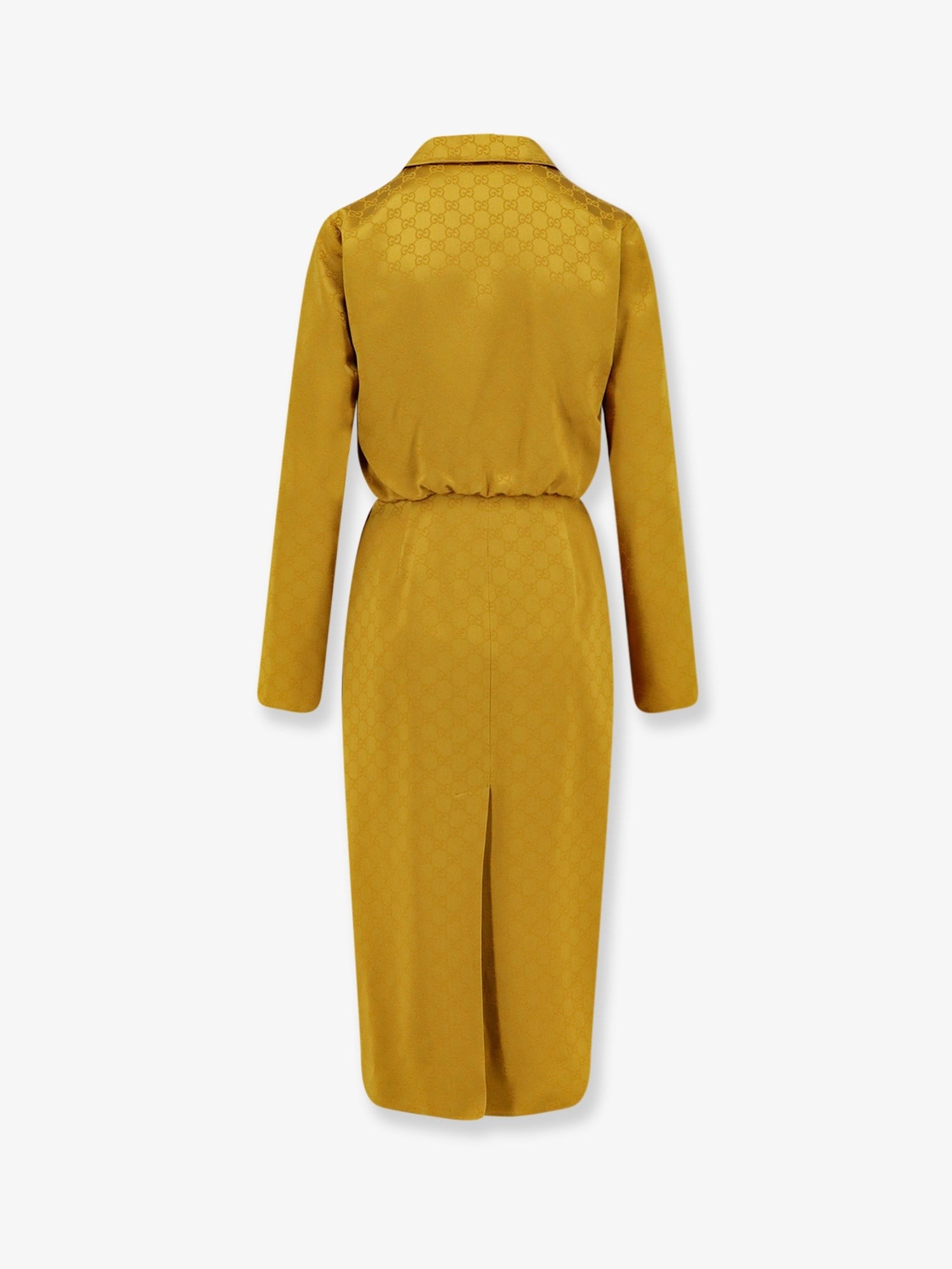 Gucci Women's Jacquard GG Dress Yellow