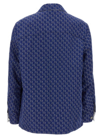 Gucci GG Shadow Jacket Blue