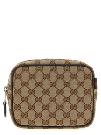 Gucci GG Small Shoulder Strap Beige