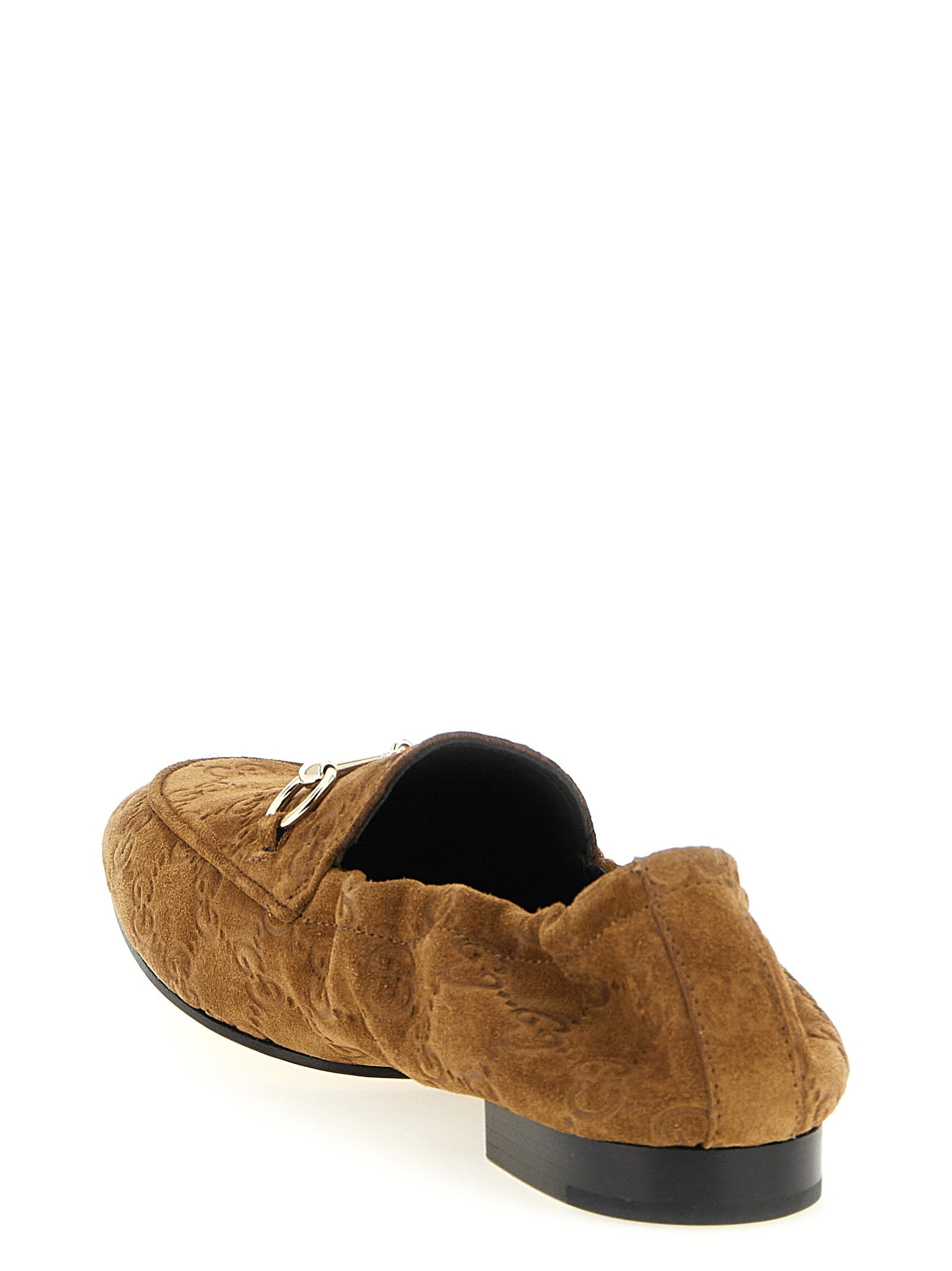 Gucci GG Suede Loafers Brown