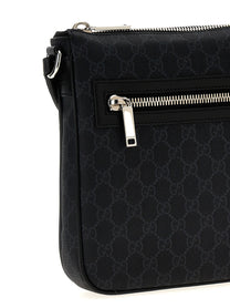 Gucci GG Supreme Crossbody Bag Black