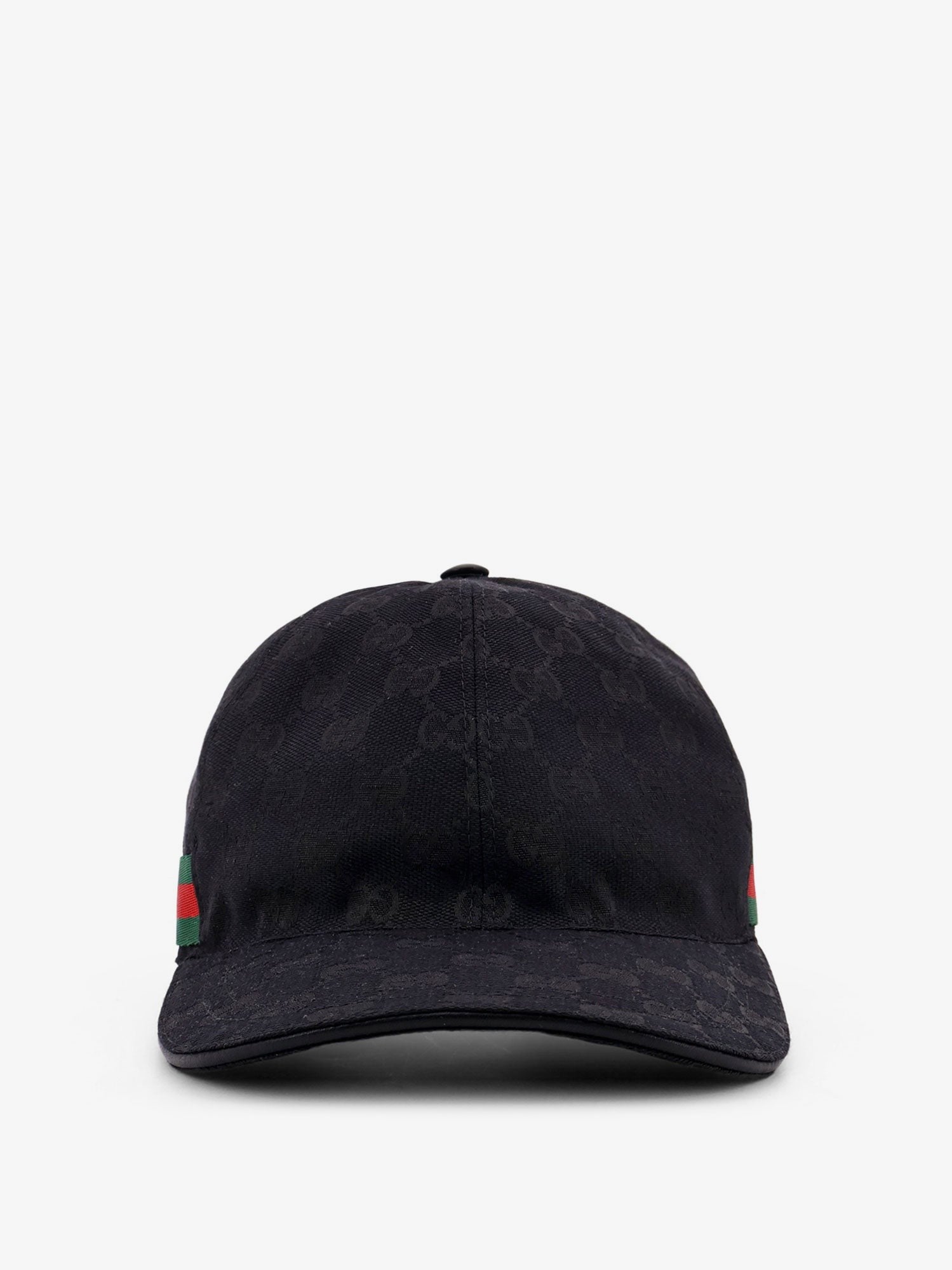 Gucci Men's GG Supreme Fabric Baseball Hat Black