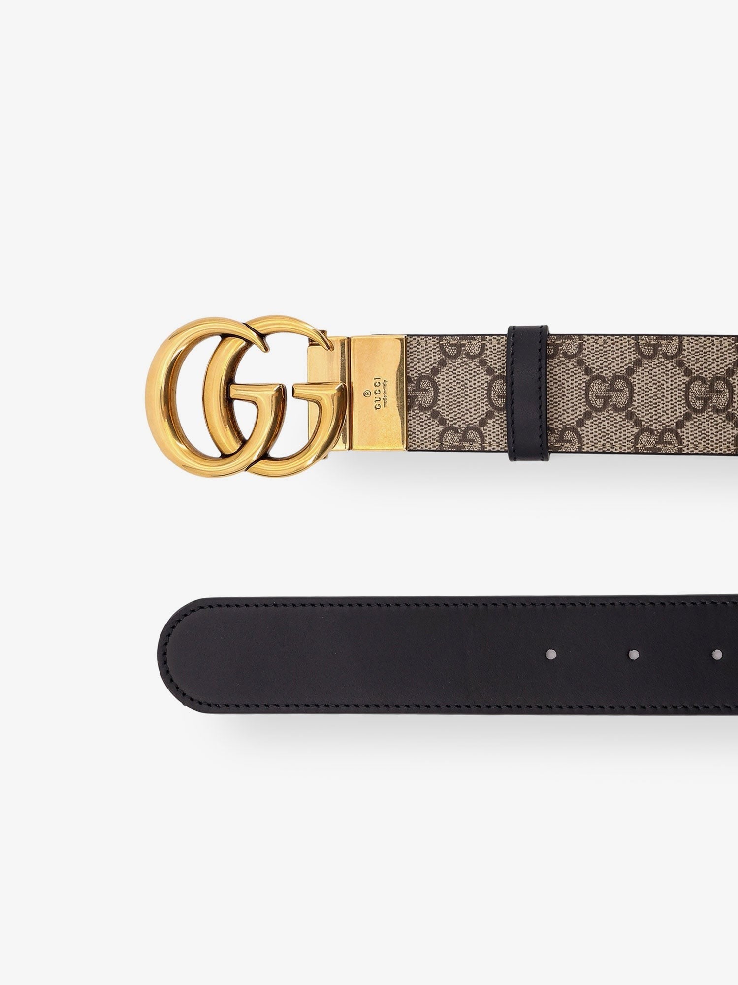 Gucci Women's GG Supreme Fabric Belt Black