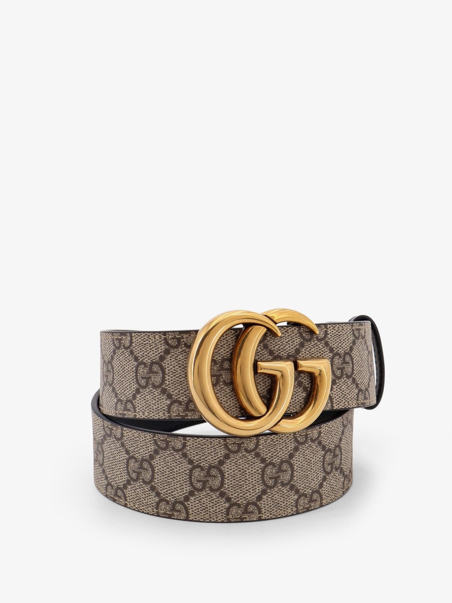 Gucci Women's GG Supreme Fabric Belt Black