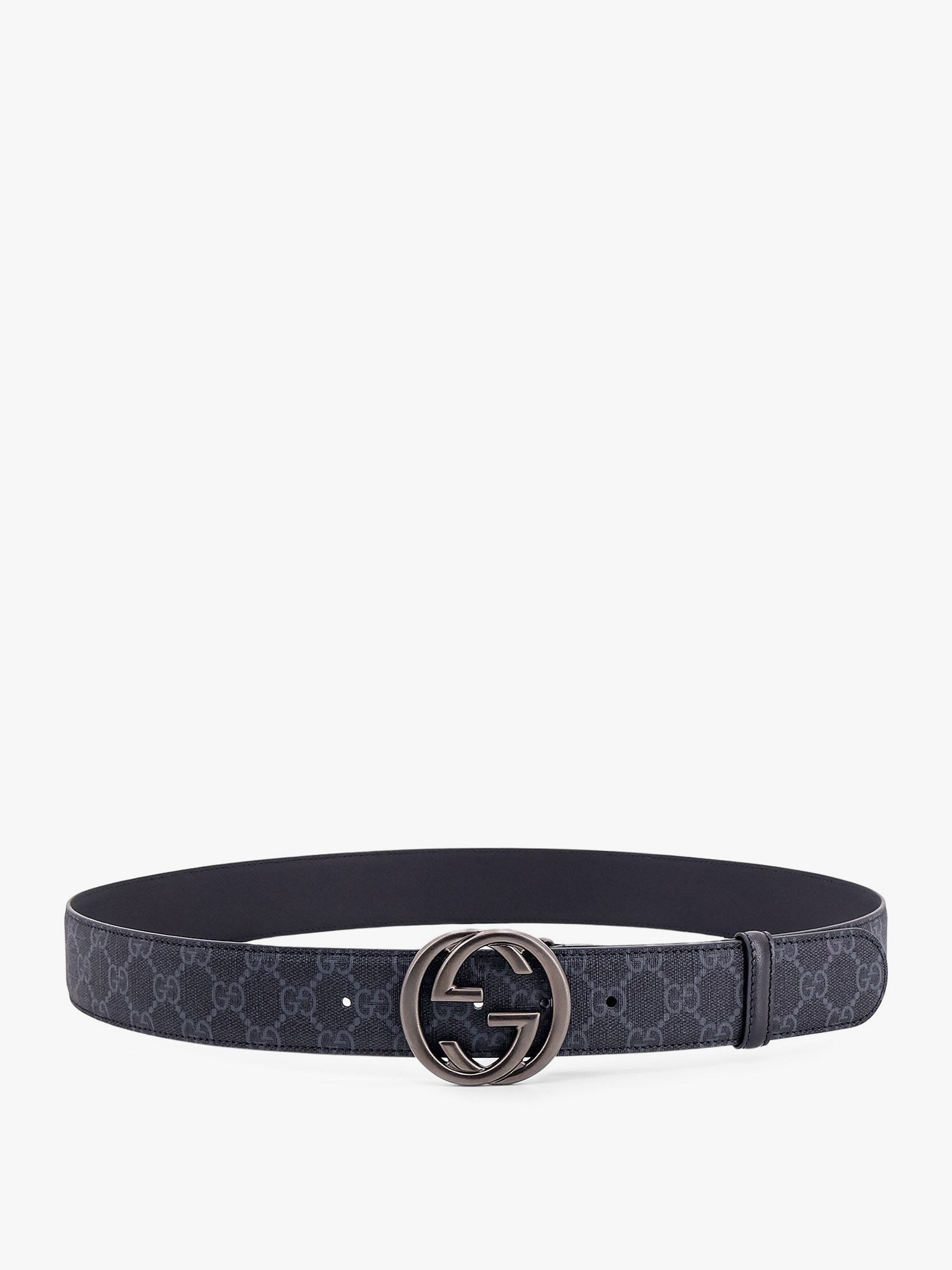 Gucci Men's GG Supreme Fabric Belt Black Gucci