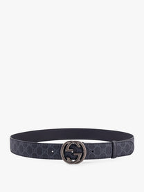 Gucci Men's GG Supreme Fabric Belt Black Gucci