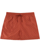 Gucci Men's GG Weave Swimsuit Red