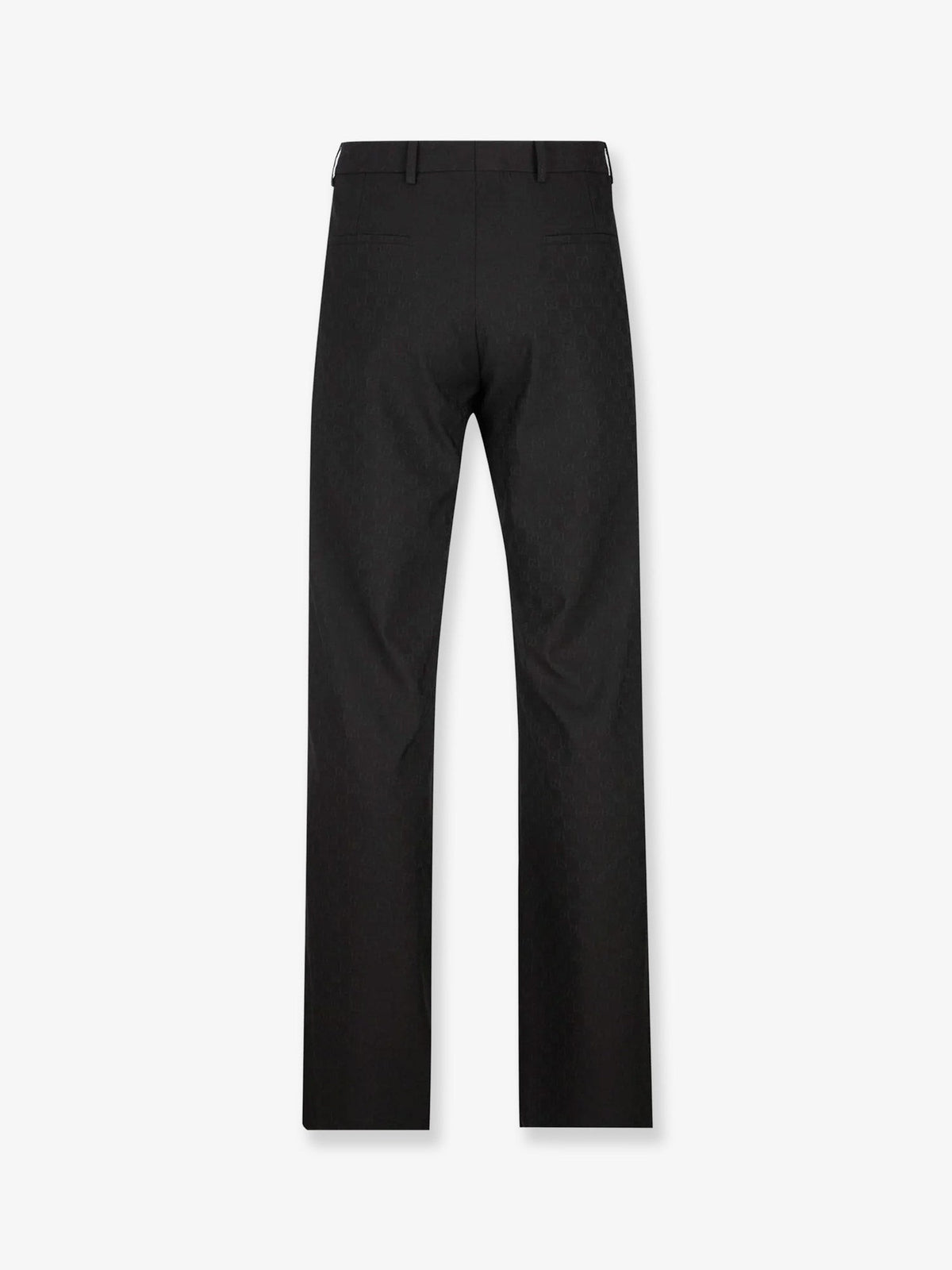 Gucci Men's GG Wool Blend Trousers Black