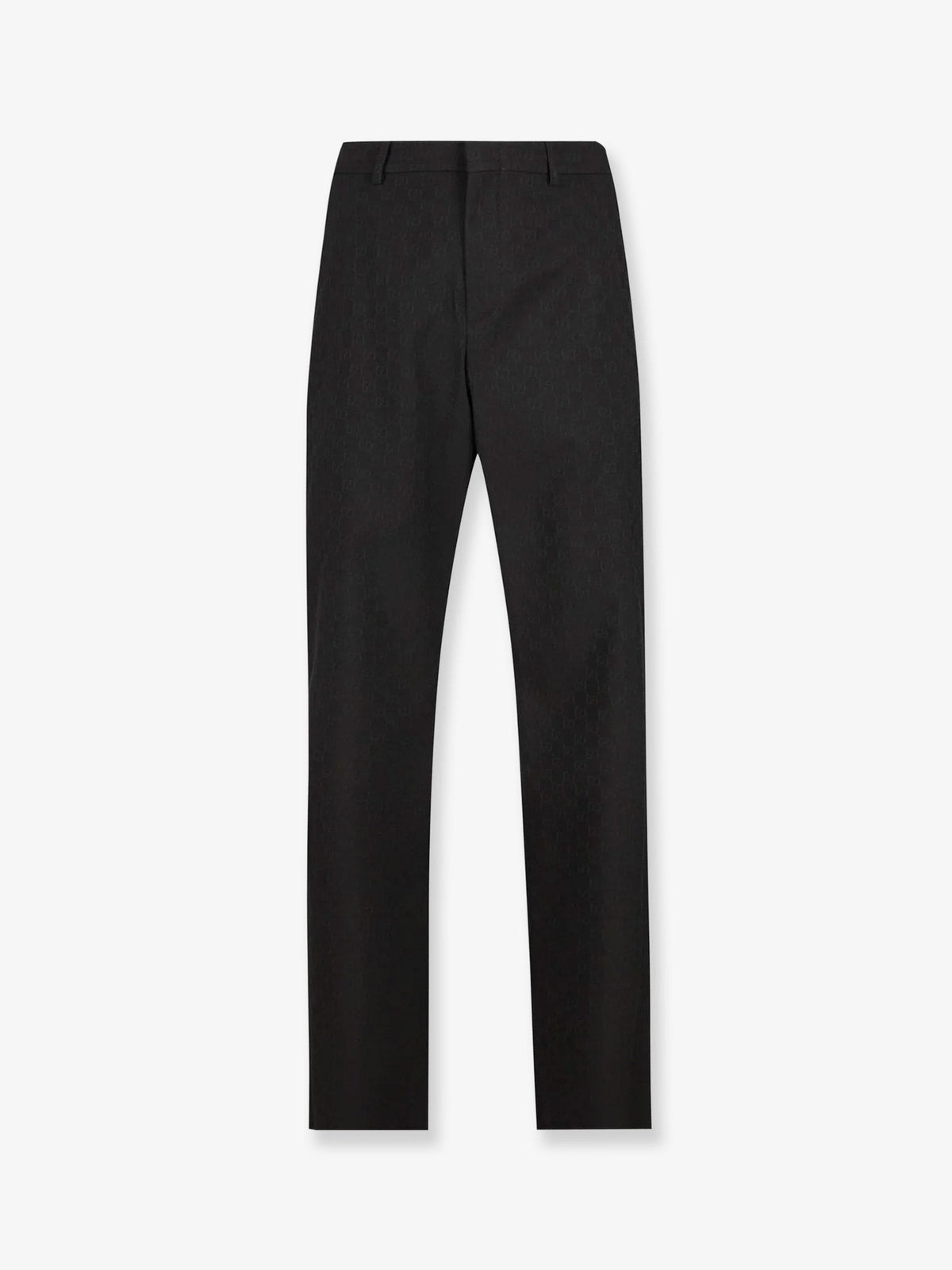 Gucci Men's GG Wool Blend Trousers Black