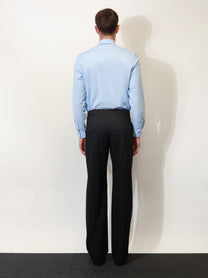 Gucci Men's GG Wool Blend Trousers Black