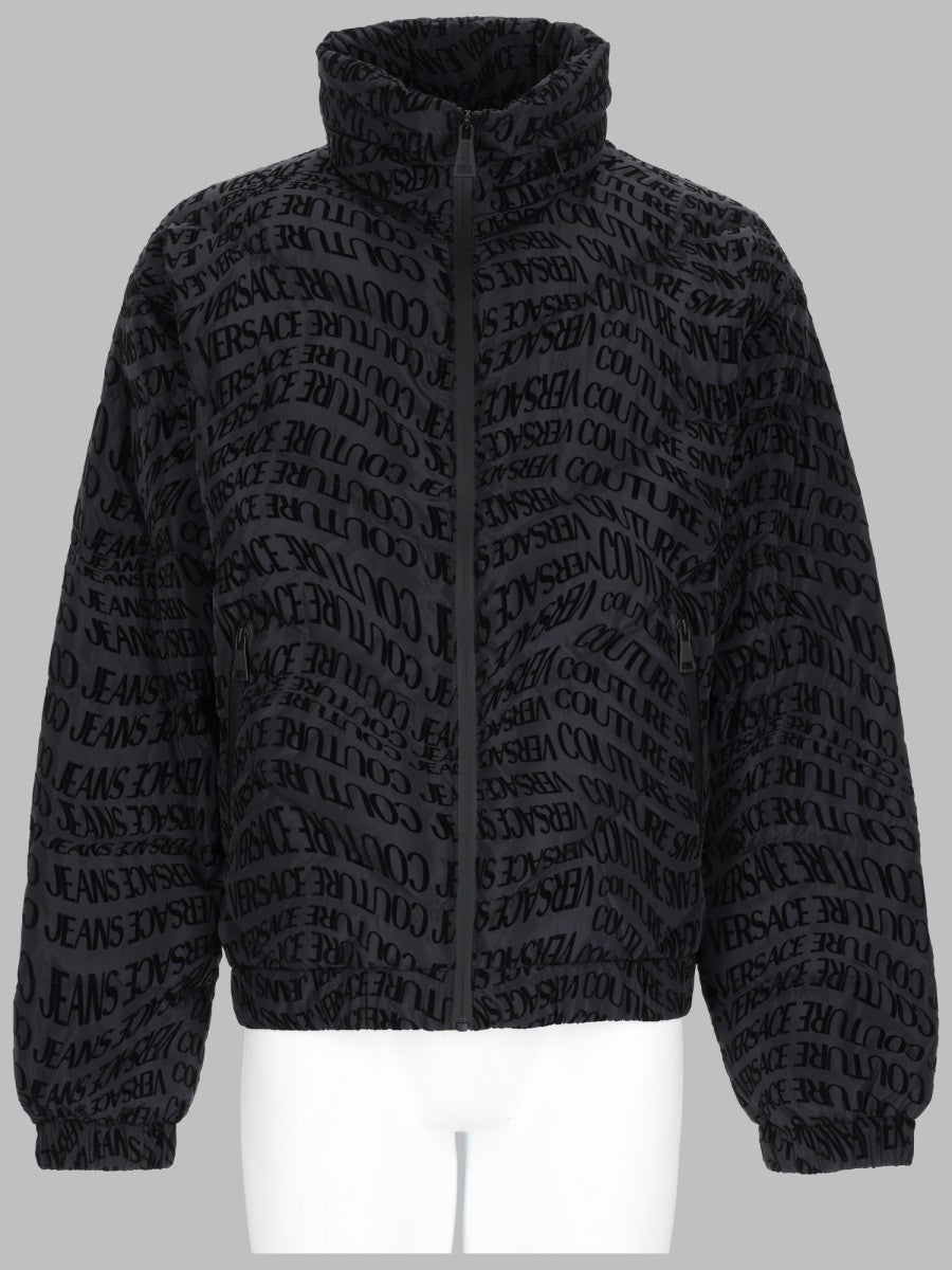 Versace Jeans Couture Men's Giacca Collo Alto Black