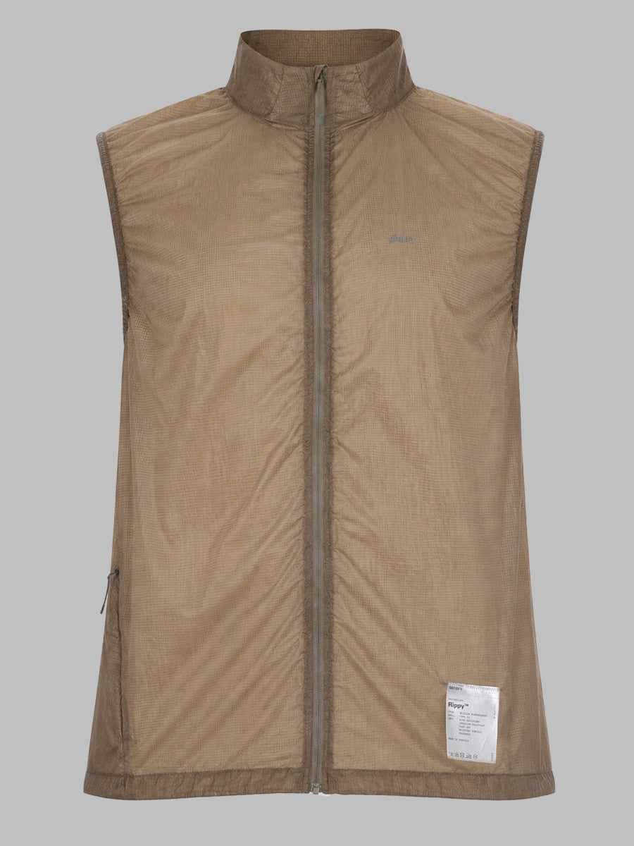 SATISFY Men's Giacca Vento Modulare Rippy Beige