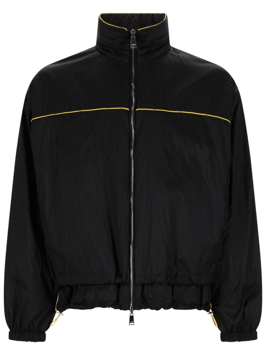 Fendi Men's Giacca Vento Reversibile Black