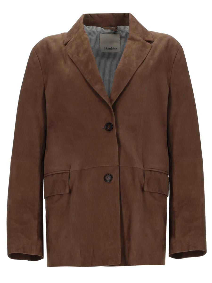 S MAX MARA Women's Giacca Anfora Brown