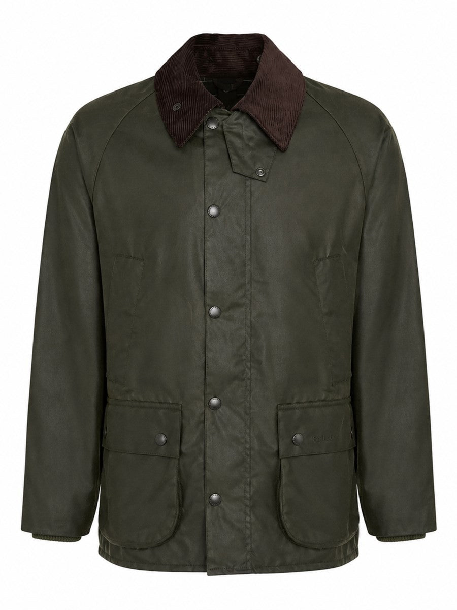 Barbour Men's Giacca Bedale in Cotone Cerato Black
