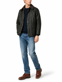 Barbour Men's Giacca Bedale in Cotone Cerato Black