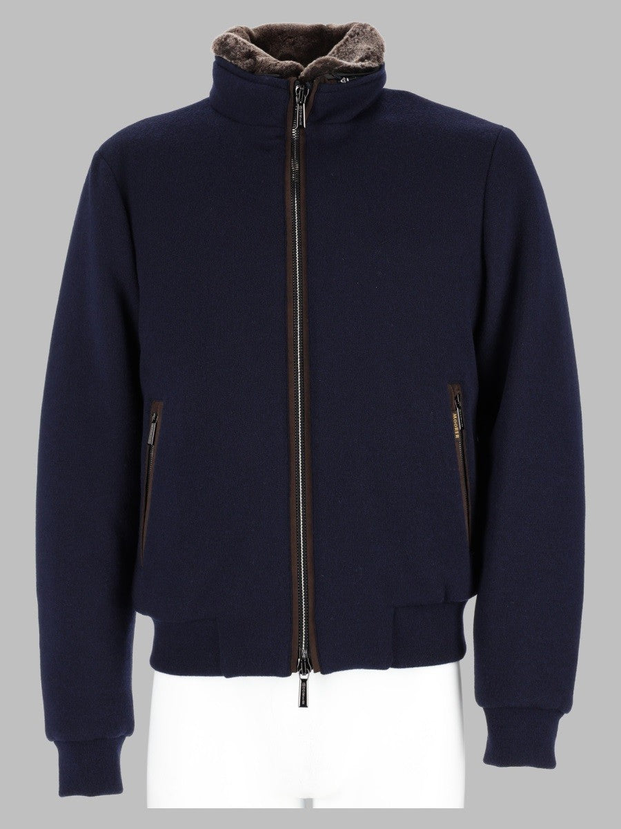 MooRER Men's Giacca Bellati Blue
