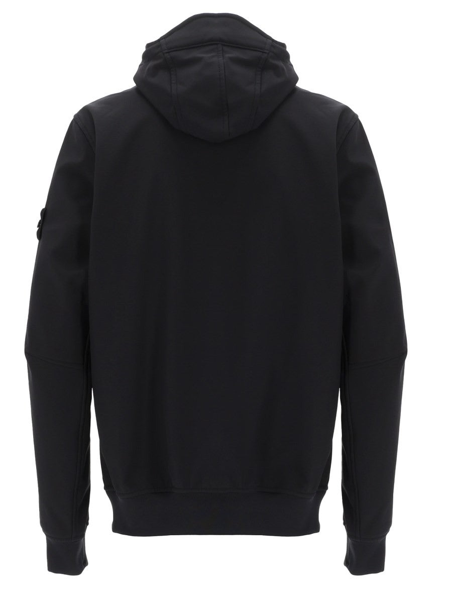 Stone Island Men's Technical Due Strati Jacket Black, view 2