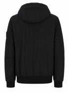 Stone Island Men's Bomber Jacket with Patch Hooded Black, view 2