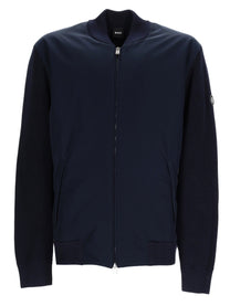 BOSS Men's Giacca Ubaio Con Zip Blue