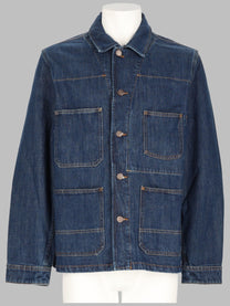 Ps By Paul Smith Men's Giacca Chore in Denim Blue